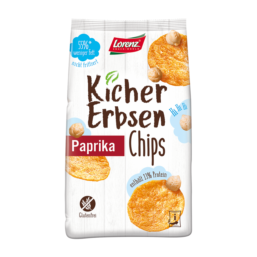 Kichererbsen-Chips Paprika