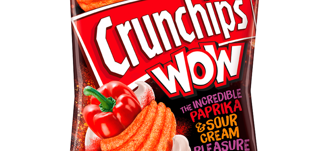 Crunchips WOW The Incredible Paprika and Sour Cream Pleasure