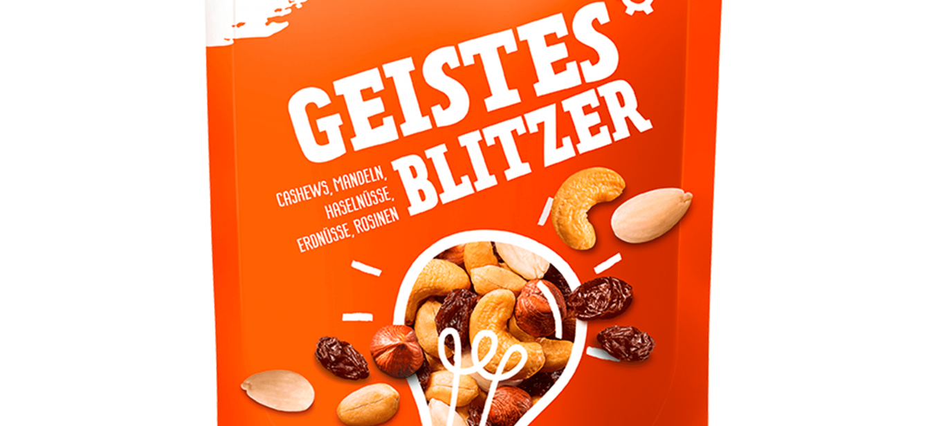 Geistesblitzer Nuss-Frucht-Mix 