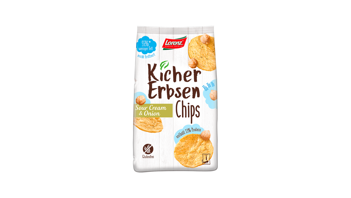 Kichererbsen-Chips Sour Cream & Onion