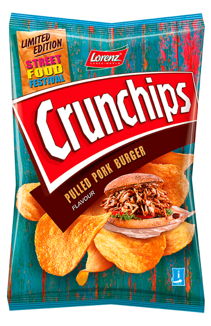 Crunchips Limited Edition Pulled Pork Burger